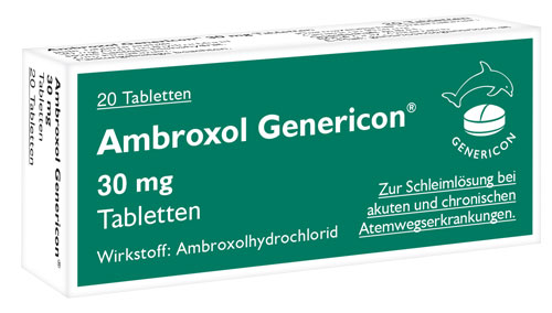 Packaging from Ambroxol Genericon