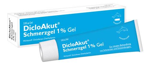 Packaging and tube from DicloAkut