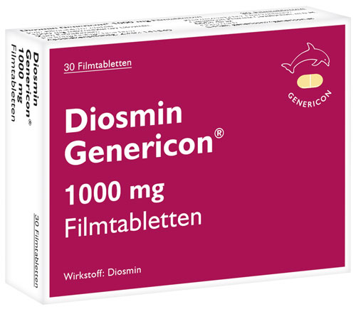 Packung von Diosmin Genericon