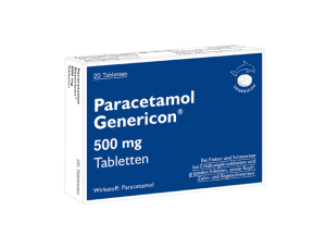 Packung Paracetamol Genericon®